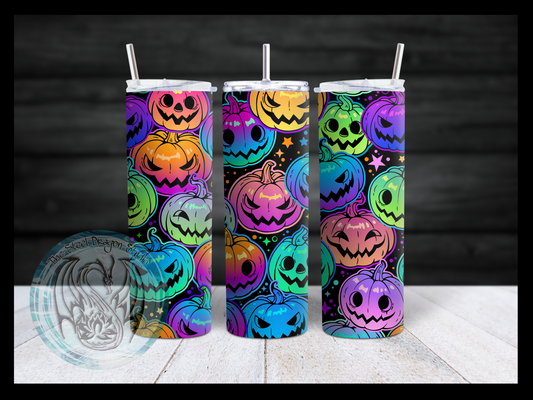 Halloween Neon Pumpkins (Sublimation)